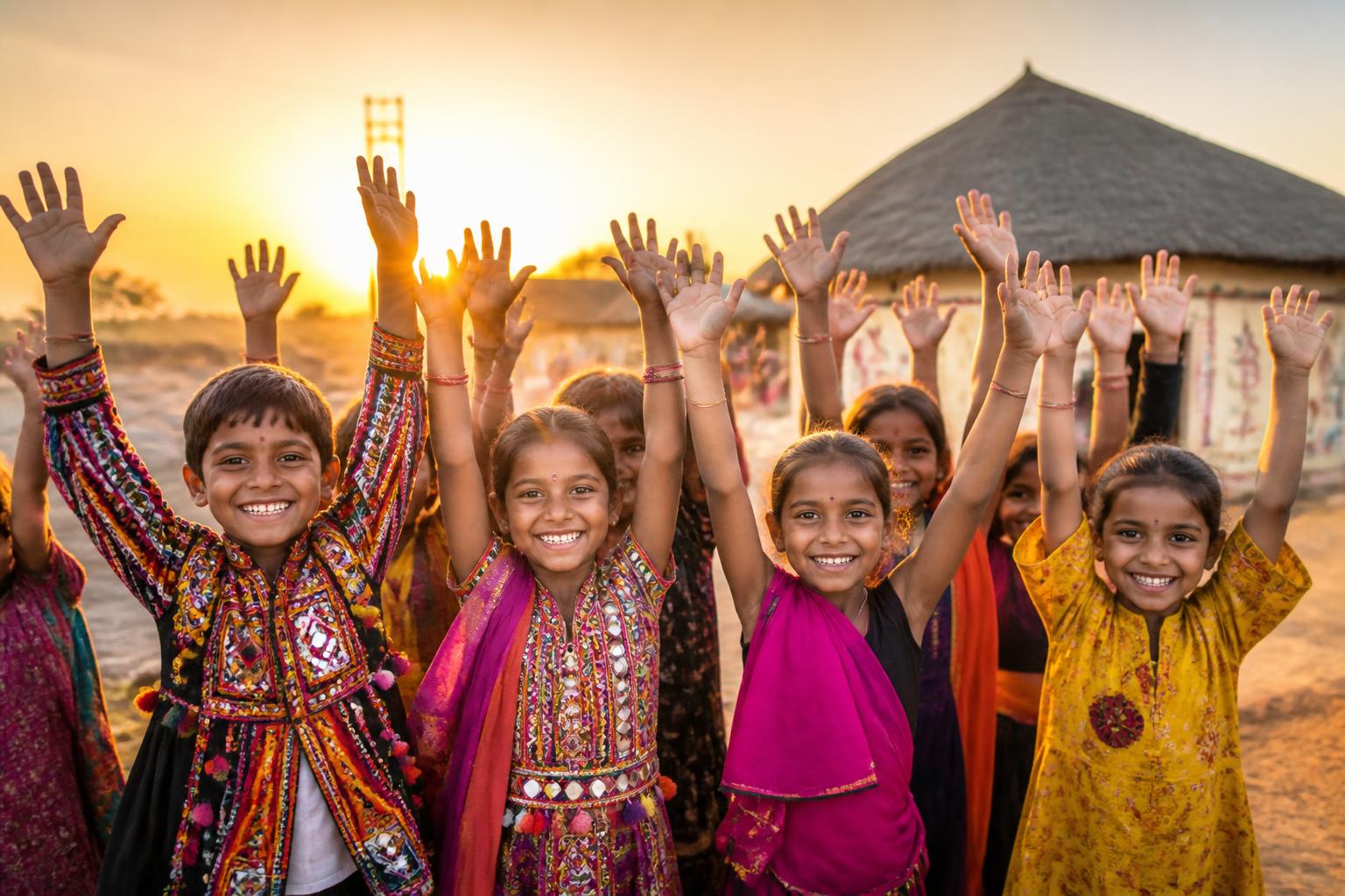 Children of rural Gujarat